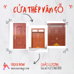 cửa thép vân gỗ tại Tân an.png